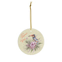 Tropical Vibes Ceramic Ornament by Nature's Glow