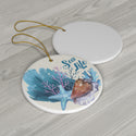 Sea Life Ceramic Ornament by Nature's Glow