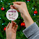 Sassy Camper Queen Ceramic Ornament by Nature's Glow