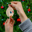 Paris Mon Amour Ceramic Ornament, Eiffel Tower France