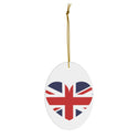 British Heart Ceramic Ornament UK