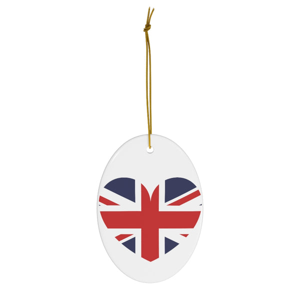 British Heart Ceramic Ornament UK