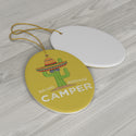 Nacho Camper Ceramic Ornament by Nature's Glow