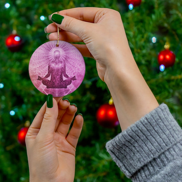 Buddha Meditation Ceramic Ornament