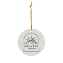 Country Harvest Foods Ceramic Ornament - Custom Order x 12