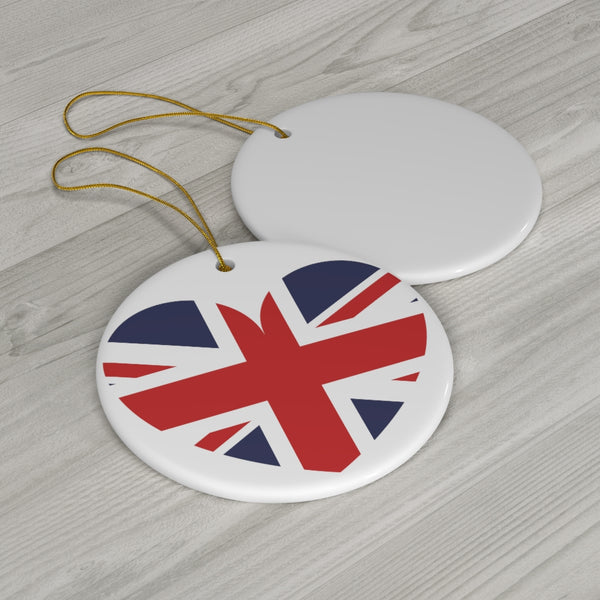 British Heart Ceramic Ornament UK