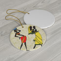 African Women Ceramic Ornament