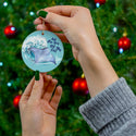 Manta Ray - Let the Sea Set You Free Ceramic Ornament by Nature's Glow