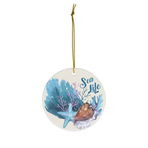 Sea Life Ceramic Ornament by Nature's Glow