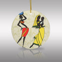 African Women Ceramic Ornament