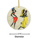 African Women Ceramic Ornament