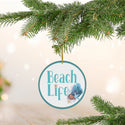 Beach Life Ceramic Ornament by Nature's Glow