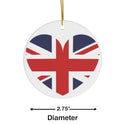 British Heart Ceramic Ornament UK