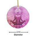 Buddha Meditation Ceramic Ornament
