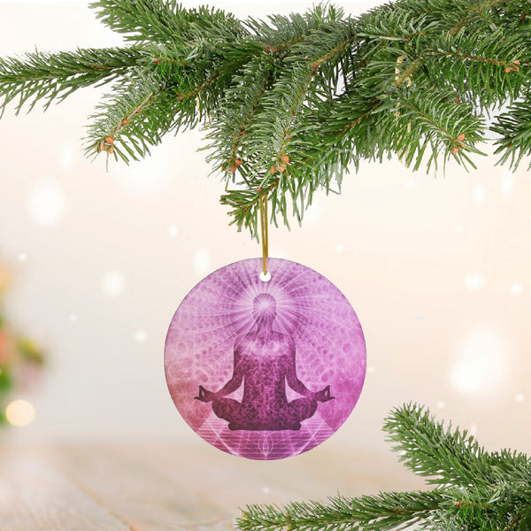 Buddha Meditation Ceramic Ornament
