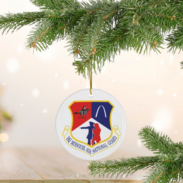 HQ Missouri Air National Guard Ceramic Ornament - Custom Order x 12