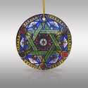 Jewish Star of David Ceramic Ornament by Nature's Glow