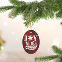 Joy to the World Ceramic Ornament by Nature's Glow