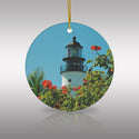Key West Lighthouse Ceramic Ornament by Victoria Scudder