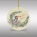 Lost in Paradise Ceramic Ornament by Nature's Glow