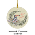 Lost in Paradise Ceramic Ornament by Nature's Glow