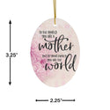 Mother World Ceramic Ornament by Nature's Glow