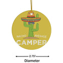Nacho Camper Ceramic Ornament by Nature's Glow