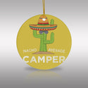 Nacho Camper Ceramic Ornament by Nature's Glow