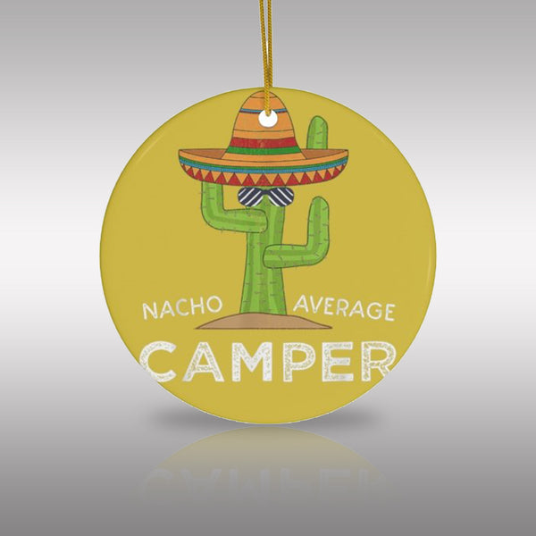 Nacho Camper Ceramic Ornament by Nature's Glow