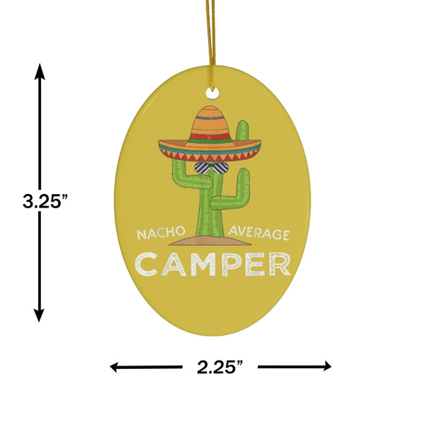 Nacho Camper Ceramic Ornament by Nature's Glow