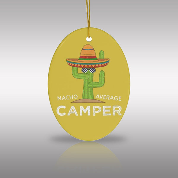 Nacho Camper Ceramic Ornament by Nature's Glow