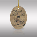 Oooh La La Latte Ceramic Ornament by Nature's Glow