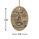 Oooh La La Latte Ceramic Ornament by Nature's Glow