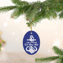 Patriotic Proud US Navy Wife Ceramic Ornament by Nature's Glow