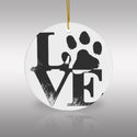 Puppy LOVE Ceramic Ornament for Dog Lovers