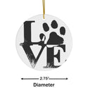 Puppy LOVE Ceramic Ornament for Dog Lovers