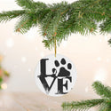 Puppy LOVE Ceramic Ornament for Dog Lovers