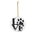 Puppy LOVE Ceramic Ornament for Dog Lovers