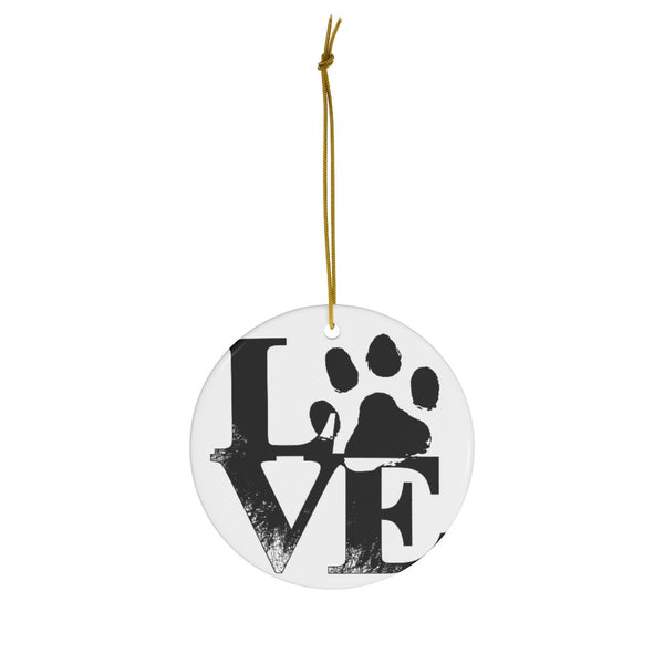 Puppy LOVE Ceramic Ornament for Dog Lovers