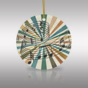 Retro Music Notes Ceramic Ornament