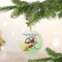 Retro Sassy Camping Gal Ceramic Ornament by Nature's Glow