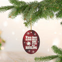 Riesling Sleigh Bells Ceramic Ornament by Nature's Glow