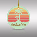 Sand and Sea Ceramic Ornament by Nature's Glow