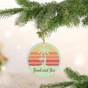 Sand and Sea Ceramic Ornament by Nature's Glow