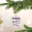 Sassy Camper Queen Ceramic Ornament by Nature's Glow