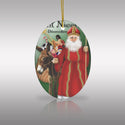 Vintage St Nicolas Ceramic Ornament