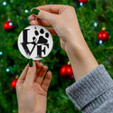 Puppy LOVE Ceramic Ornament for Dog Lovers