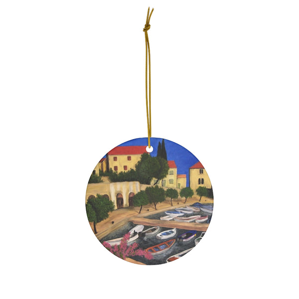 Mediterranean Acrylic Ceramic Ornament