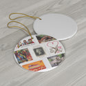 Stamp Collection Ceramic Ornament