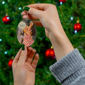 Vintage Pin Up Model with Smile Ceramic Ornament